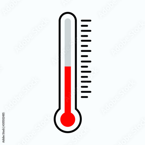 Thermometer icon design , vector icon