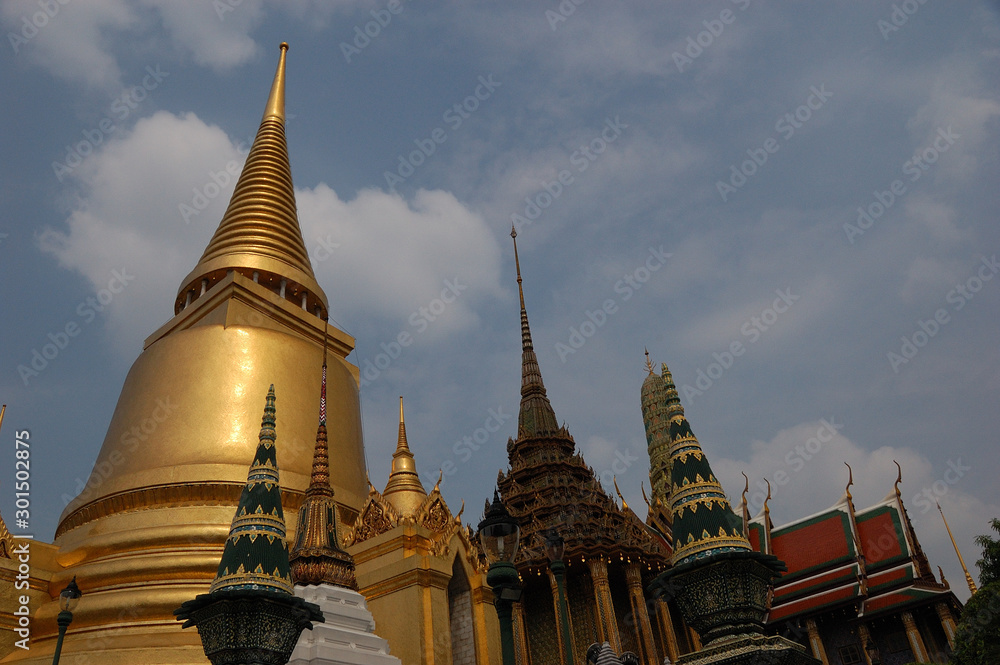 Naklejka premium Inside the Grand Palace of Bangkok, Thailand