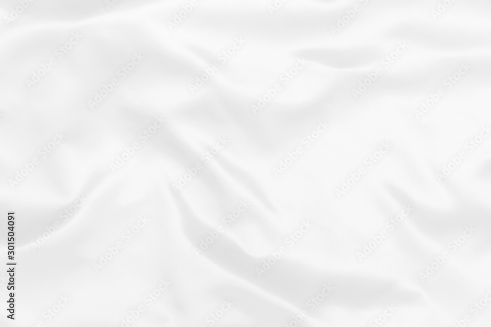 white satin fabric texture soft blur background