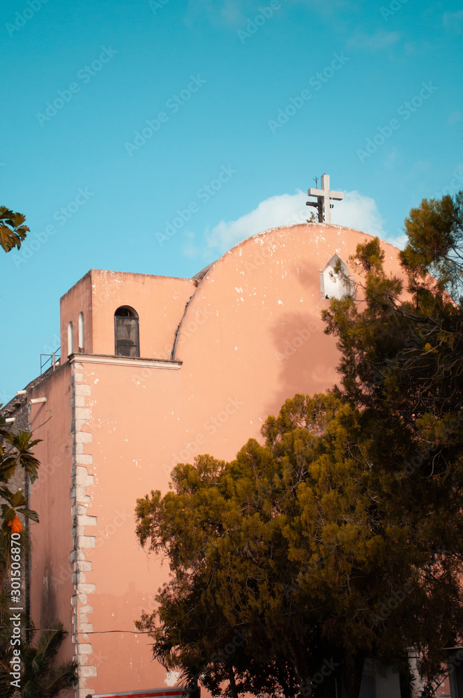 Fototapeta premium Iglesia FCP, QROO, México.