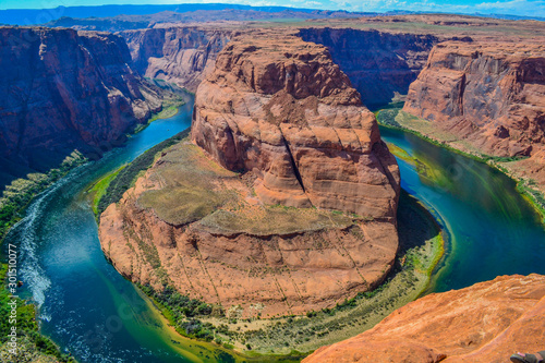 Fotografi Beautiful Horseshoe Bend, Arizona, USA, Colorado River, Page
