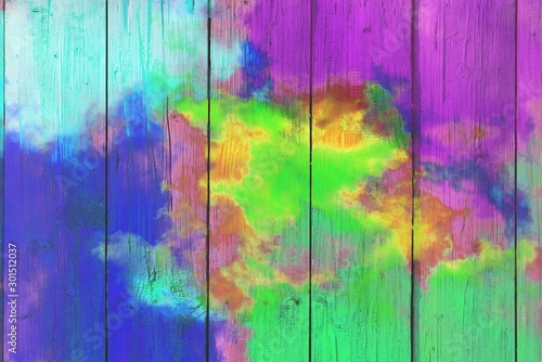 Abstract colorful pastel with gradient multicolor toned textured  on wood background, ideas graphic design for web design or banner