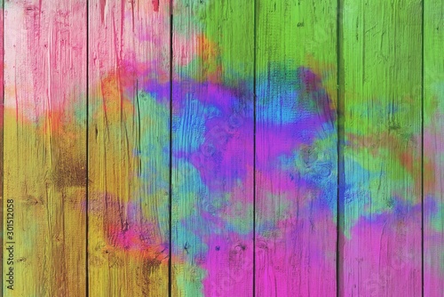 Abstract colorful pastel with gradient multicolor toned textured  on wood background, ideas graphic design for web design or banner
