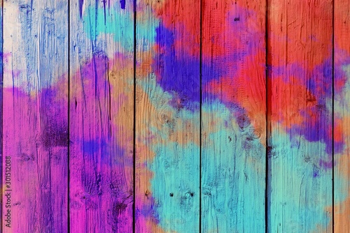 Abstract colorful pastel with gradient multicolor toned textured  on wood background, ideas graphic design for web design or banner