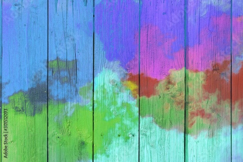 Abstract colorful pastel with gradient multicolor toned textured  on wood background, ideas graphic design for web design or banner