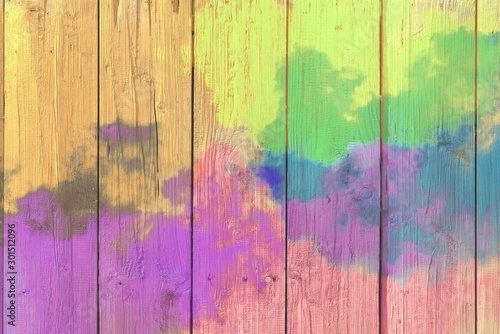 Abstract colorful pastel with gradient multicolor toned textured  on wood background, ideas graphic design for web design or banner