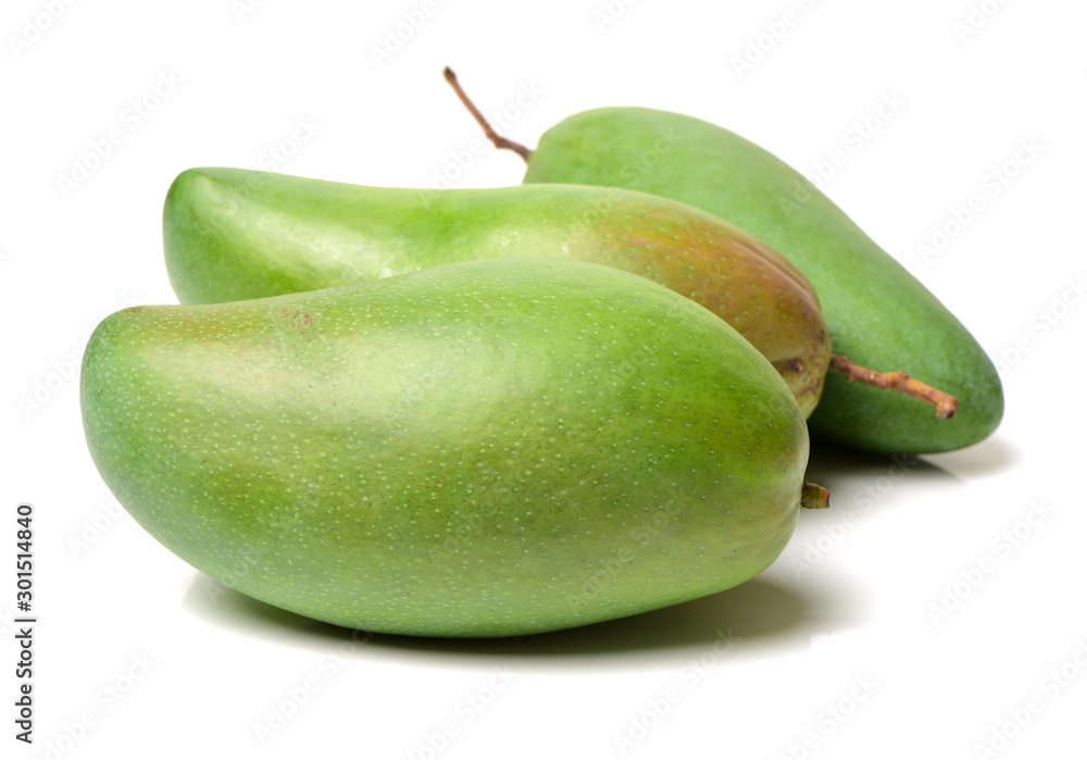 Mangos on a white background Mangos on a white background
