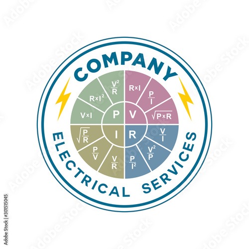 Electrical Company Logo, Ohm Law