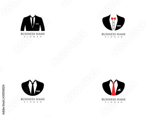 Tuxedo logo design template