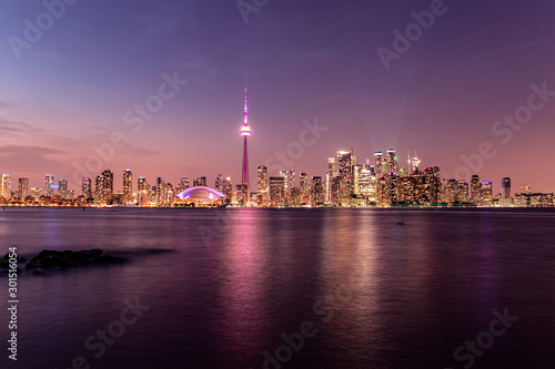 Toronto Skyline at sunset