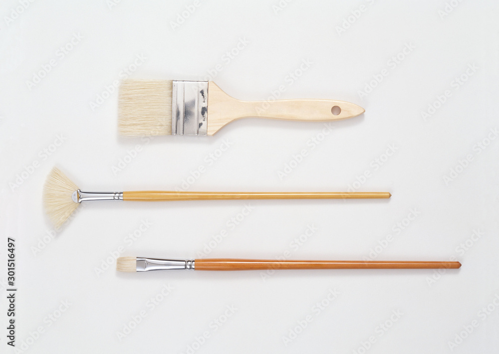 Fototapeta premium paintbrush on white background