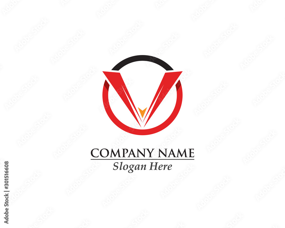 V Letter Logo Business Template Vector design V Letter Logo Business Template Vector design