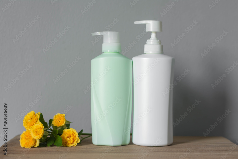 Close up Plastic bottle of skin care product,Female hands using wash hand  sanitize form pump dispenser, background for clean and sanitizes concept  Stock Photo | Adobe Stock