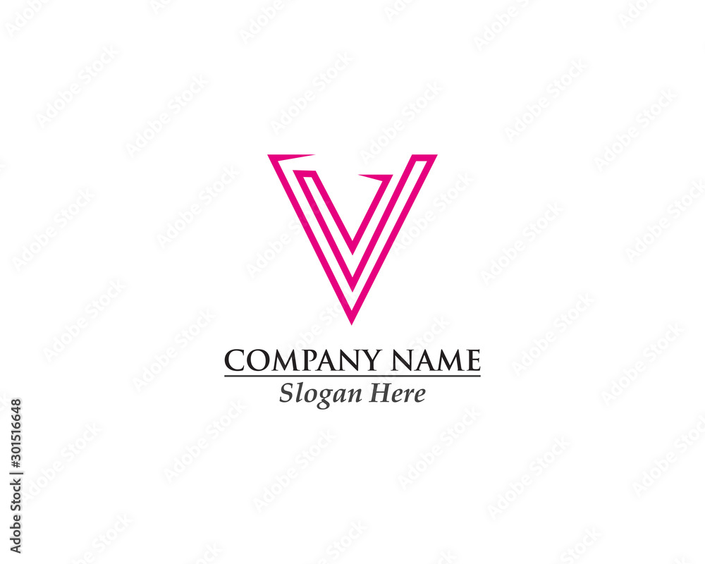 V Letter Logo Business Template Vector design V Letter Logo Business Template Vector design