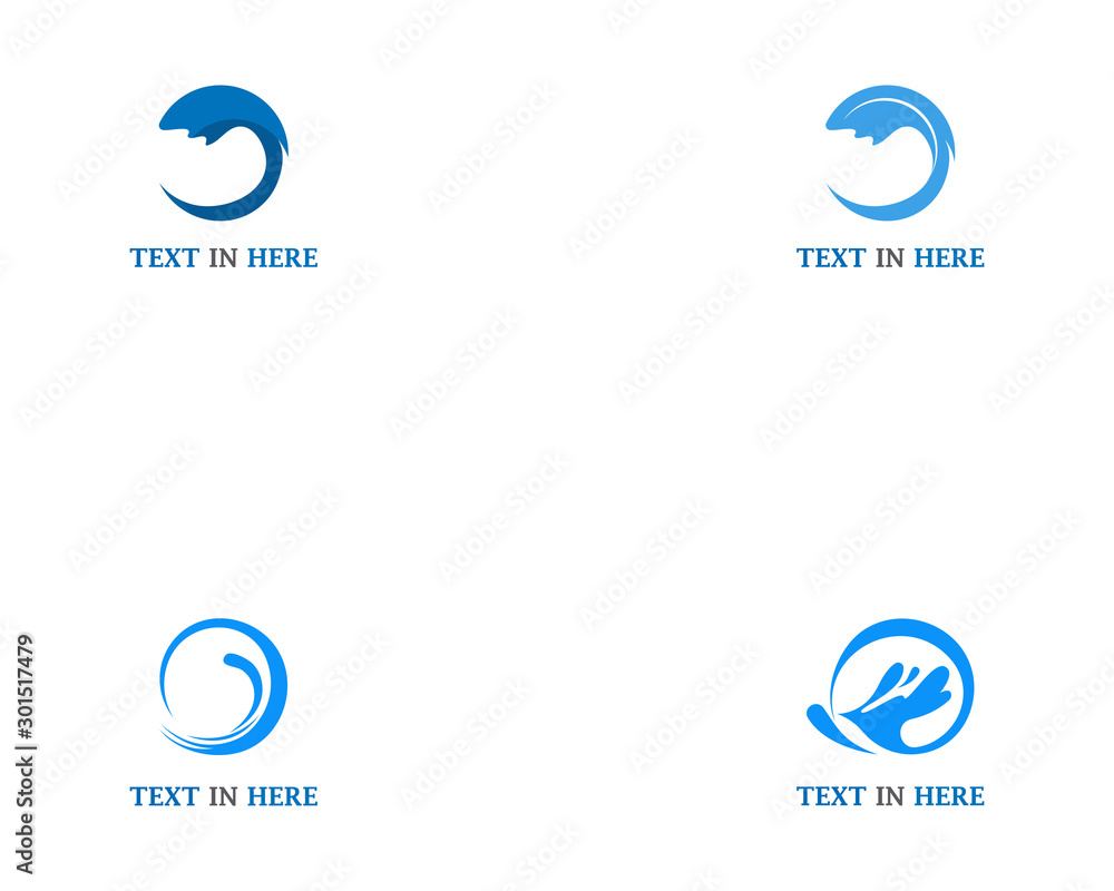 Water Wave logo icon Water Wave logo icon