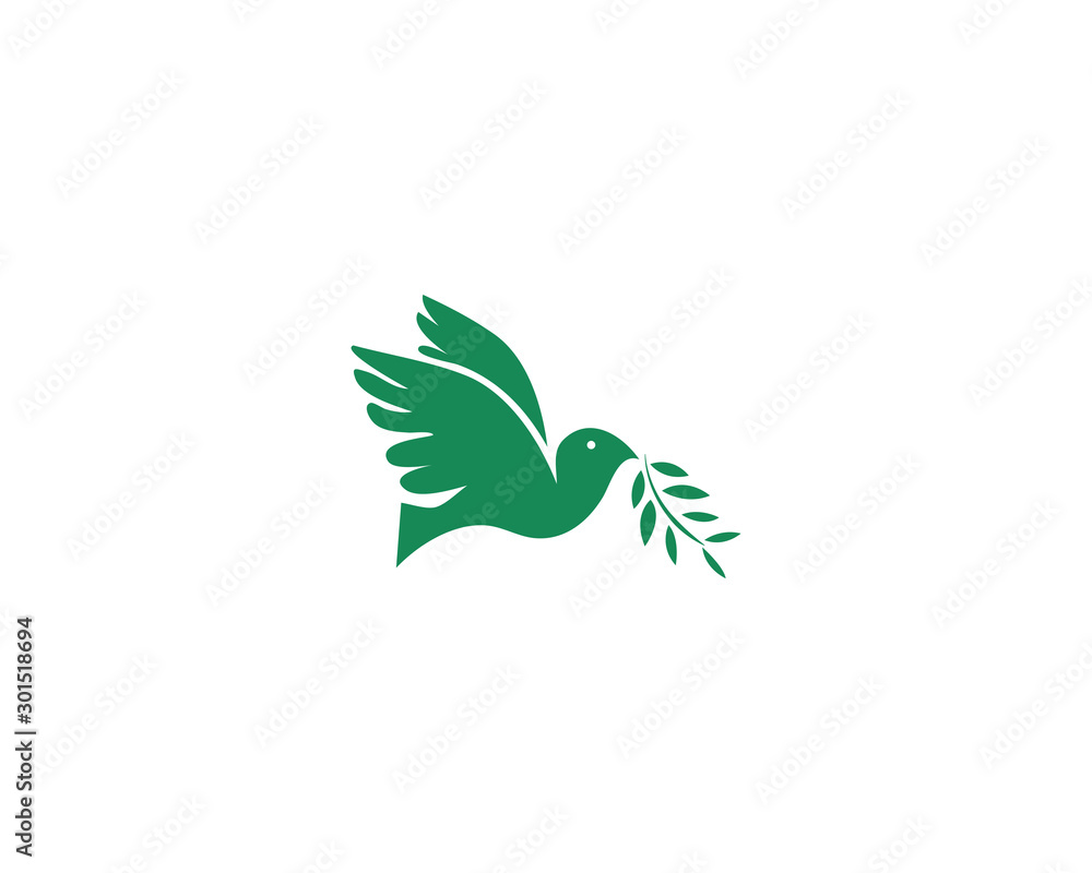 Fototapeta premium Simple bird icon sign template vector