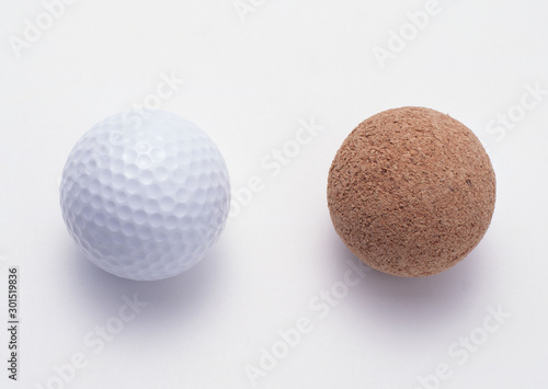 golf ball isolated on white background