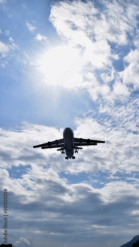 airplane in the sky airplane in the sky