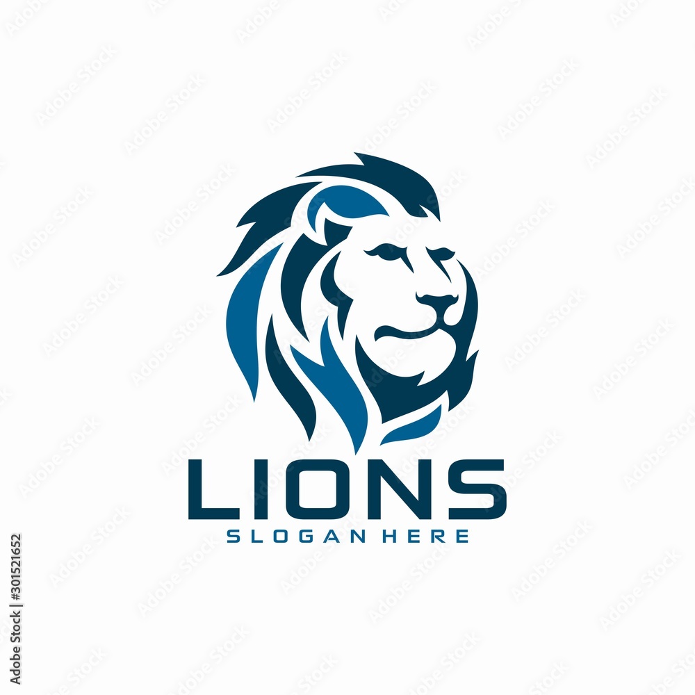 Lion logo design vector illustration Lion logo design vector illustration