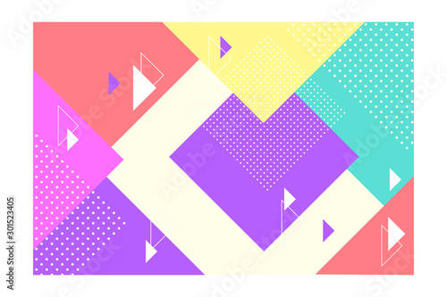 abstract colorful geometric background