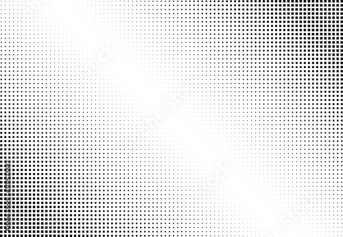 Abstract halftone dotted background. Monochrome pattern with square.  Vector modern futuristic texture for posters, sites, business cards, postcards, interior design, labels and stickers.