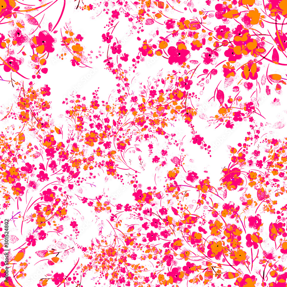 Watercolor seamless pattern of flowering branches FR.jpg