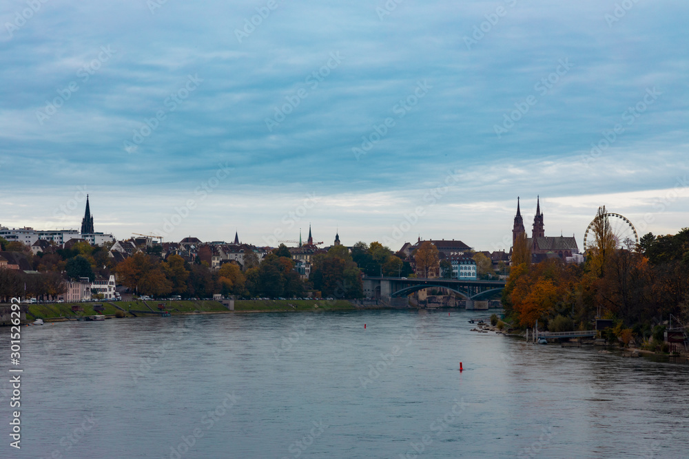 panoramic view of Basel Switzerland