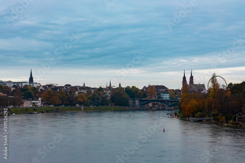 panoramic view of Basel Switzerland