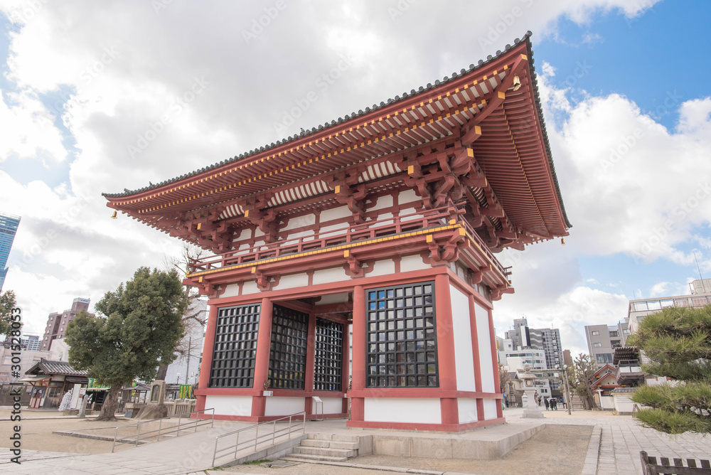 Japanese Traditional Buildings, Osaka, Japan Japanese Traditional Buildings, Osaka, Japan