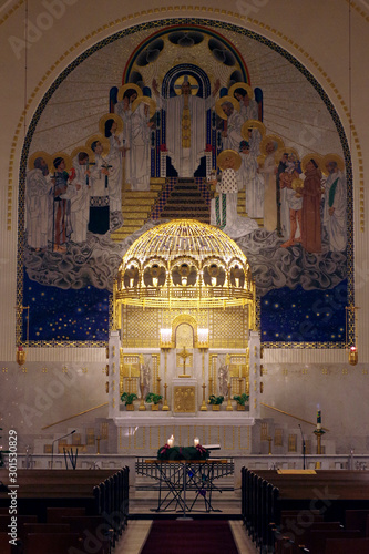 Photography interior of secession church