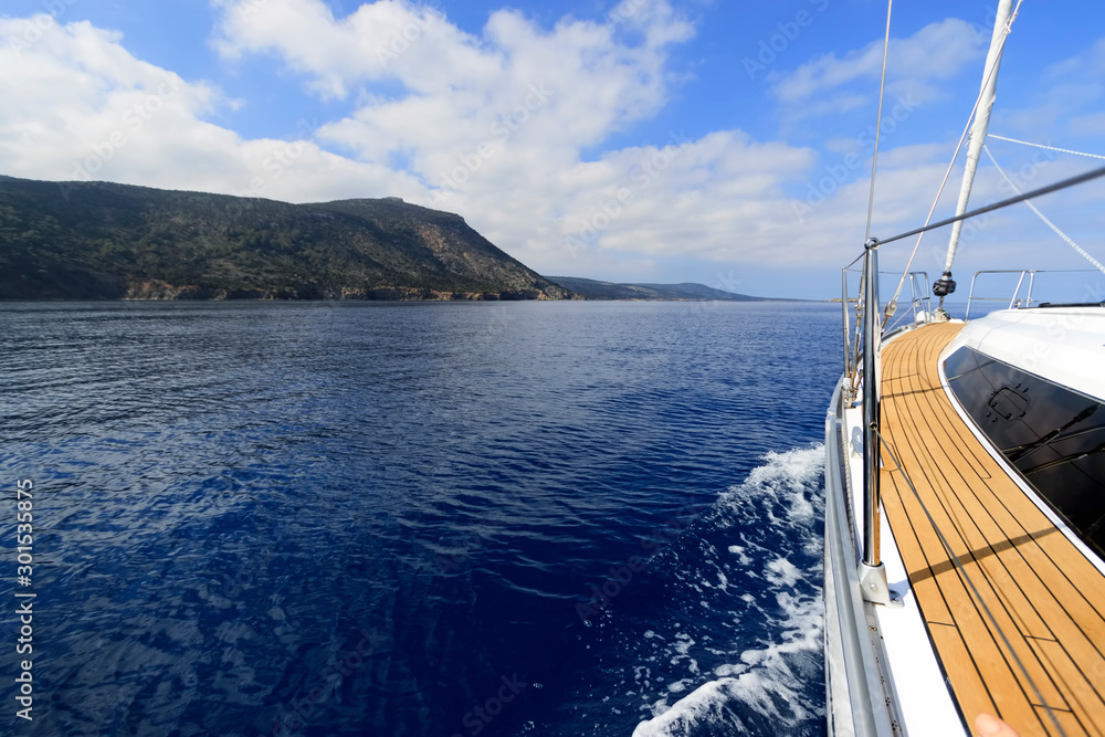 Yacht sailing summer adventure Yacht sailing summer adventure