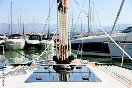 Yacht sailing © Plamen