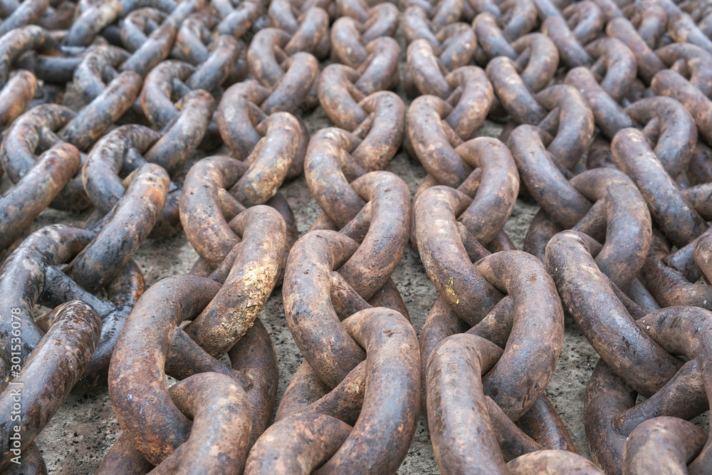 the anchor chain is in the dock the anchor chain is in the dock