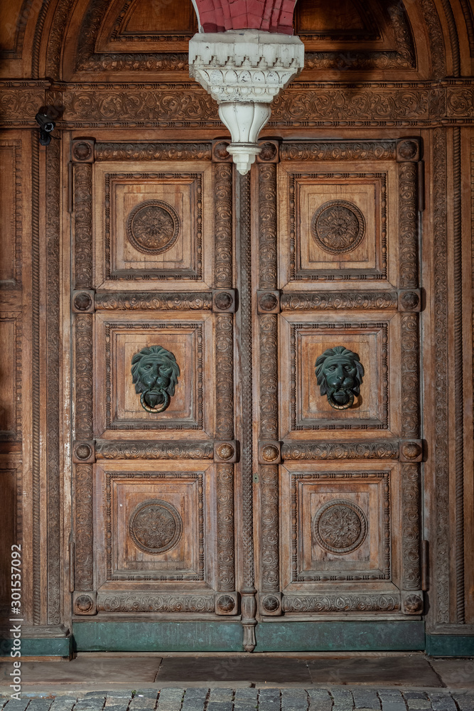 old and Stately wooden door