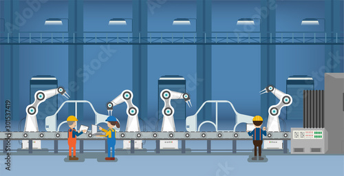 Automation automobile factory