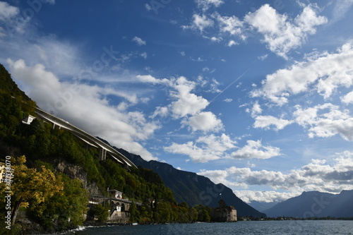 walking to chillon castle