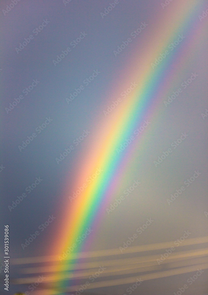 rainbow over the sky, the phenomenon of nature rainbow over the sky, the phenomenon of nature