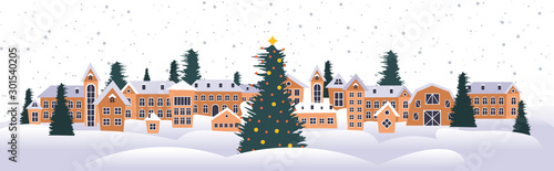 Merry Christmas happy new year holiday celebration