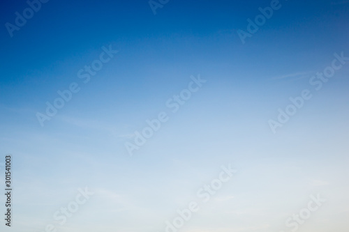 Abstract gradient blue sky background and copy space