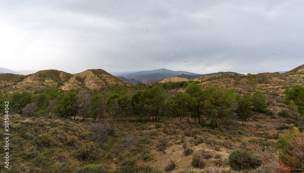landscapes near the Ricaveral road (Almeria)