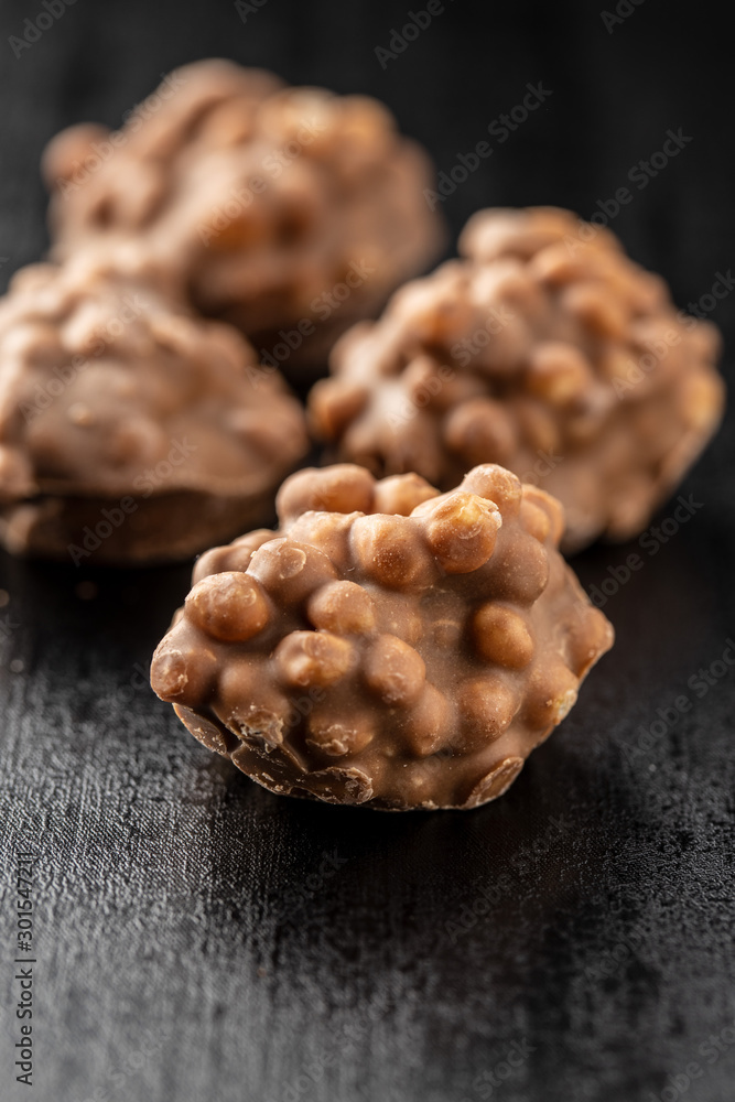 Fototapeta premium Sweet chocolate truffles.
