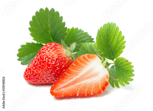 Strawberry isolated over white background