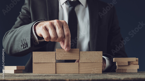 Fotografía Conceptual image of business vision and start up