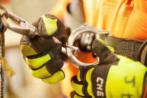 Картината върху платно Details of industrial safety equipment