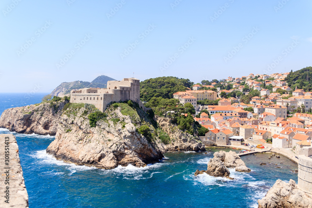 St. Lawrence Fortress in Dubrovnik, Croatia, Fort Lovrijenac called Dubrovnik's Gibraltar