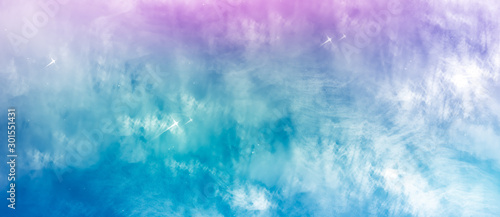 Obraz na plátně winter abstract background. holiday joyful holographic texture