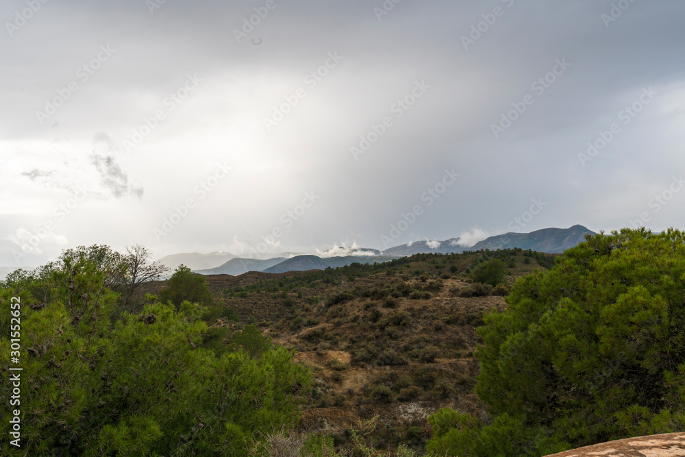 landscapes near the Ricaveral road (Almeria)