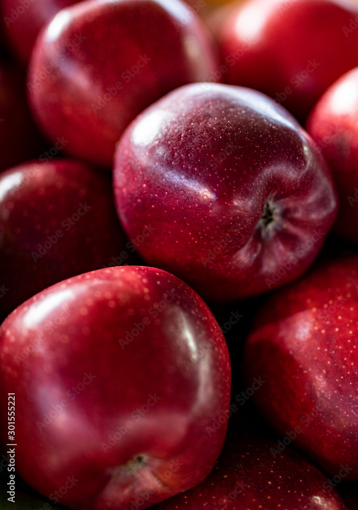 Picture of beautiful fresh red apples Picture of beautiful fresh red apples