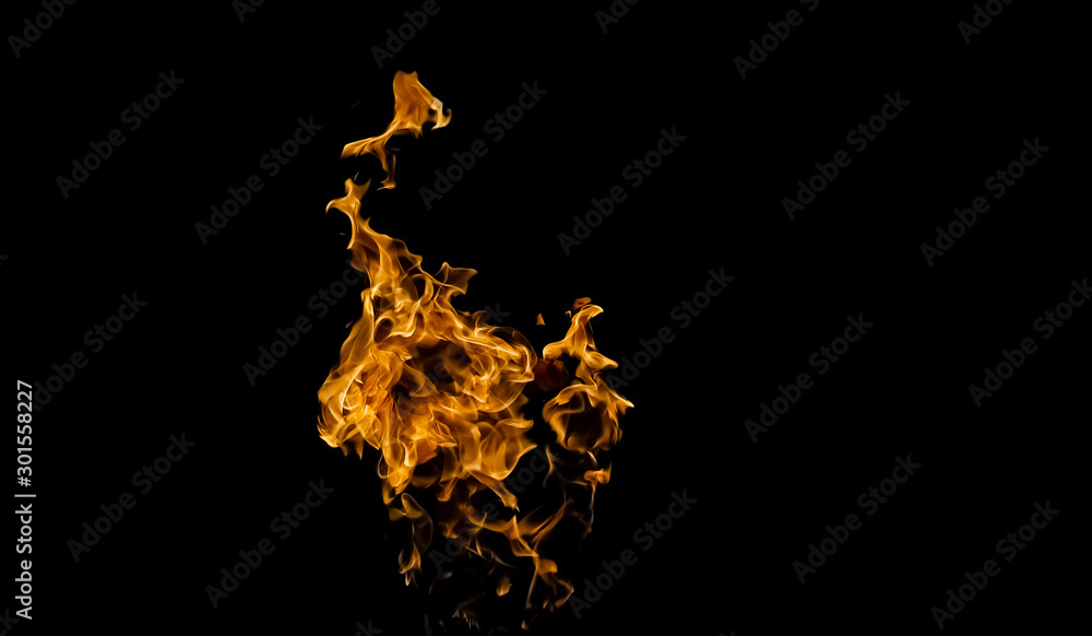Fire flames on black background. fire on black background isolated. fire patterns Fire flames on black background. fire on black background isolated. fire patterns