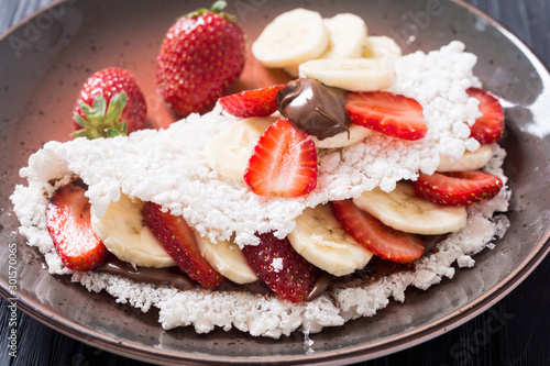 Photos Brazilian breakfast tapioca
